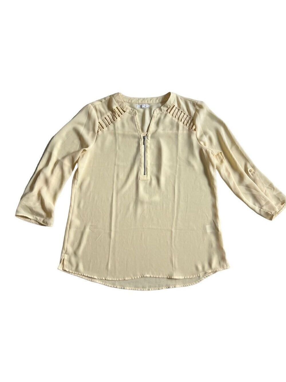 Maurices yellow Blouse size Large